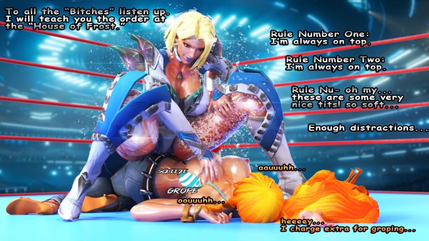 3d 3d_model blonde_hair blue_eyes breasts breasts_out clothing crossover eastern_and_western_character emma_frost emma_frost_(marvel_rivals) female female_only gladiotenebris hellfire_club large_breasts marvel marvel_comics marvel_rivals milf nami_(one_piece) nipples one_piece orange_hair text thick_thighs tits_out white_queen x-men