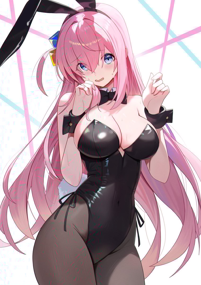 1girls bocchi_the_rock! bunnysuit gotou_hitori melreon