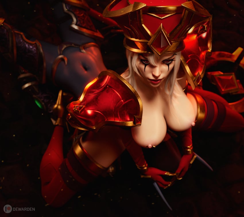 2021 2girls 3d athletic_female blizzard_entertainment breasts cindercloth_pants dewardenart elf female female_only heroes_of_the_storm horde human human_priest hunter_(warcraft) legs legs_apart legs_spread looking_at_viewer nipples panties priest_(warcraft) sally_whitemane scarlet_crusade sitting_on_face sylvanas_windrunner thong warcraft white_hair world_of_warcraft yuri