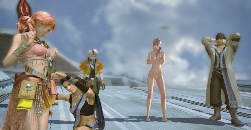 3d clothed devonsniegowski94 eclair_farron final_fantasy final_fantasy_xiii hope_estheim naked nude oerba_dia_vanille oerba_yun_fang_(ff_xiii) pussy sazh_katzroy shaved_pussy snow_villiers