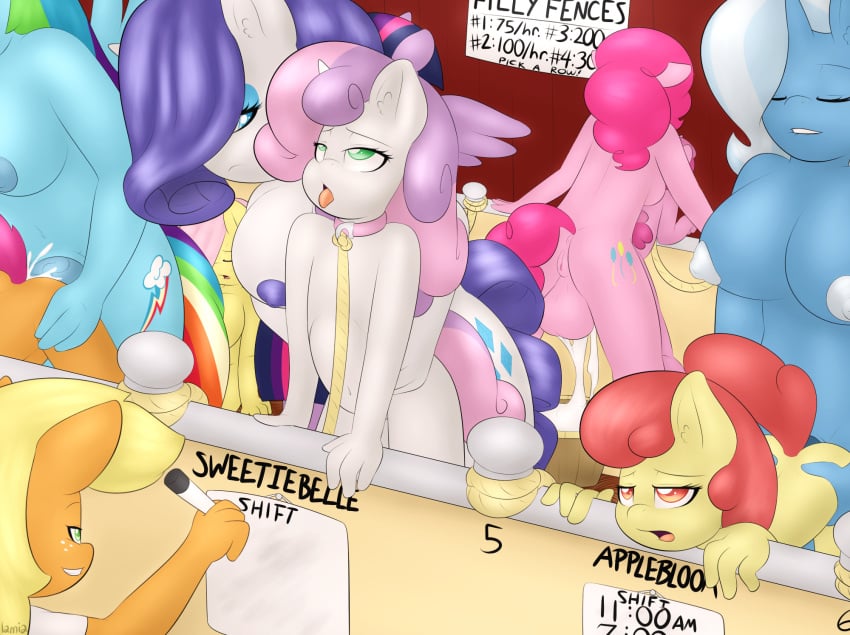 4futas abdominal_bulge age_difference ahe_gao ambiguous_penetration anthro apple_bloom_(mlp) applejack_(mlp) areolae balls big_balls biting_lip breasts child collar completely_nude cub cum cum_inside female femsub filly fluttershy_(mlp) furry futa_on_female futa_with_female futa_with_futa futadom futanari group group_sex horsecock huge_cock incest lamiaaaa large_breasts large_penis larger_futanari leash my_little_pony my_little_pony_friendship_is_magic naked_collar nipples nude nude_female nude_futanari older_futanari orgy penetration penis pinkie_pie_(mlp) pony princess_twilight_sparkle_(mlp) prostitution pussy rainbow_dash_(mlp) rarity_(mlp) rolling_eyes ruby_pinch_(mlp) scootaloo_(mlp) siblings sisters size_difference smaller_female stomach_bulge straight_hair sweetie_belle_(mlp) tongue trixie_lulamoon_(mlp) twilight_sparkle_(mlp) young younger_female