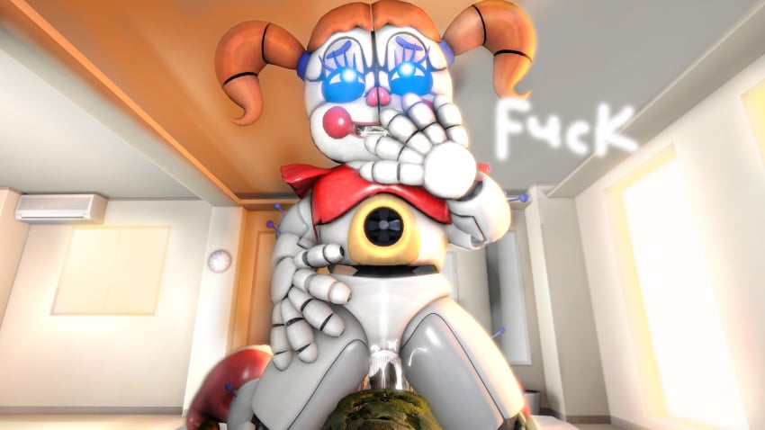 3d baby_(fnafsl) blue_eyes canon_appearance circus_baby circus_baby_(fnaf) circus_baby_(original) cum five_nights_at_freddy's fnaf full_color incest male_pov penis penis_on_pussy point_of_view pov springtrap springtrap_(fnaf) straight text william_afton