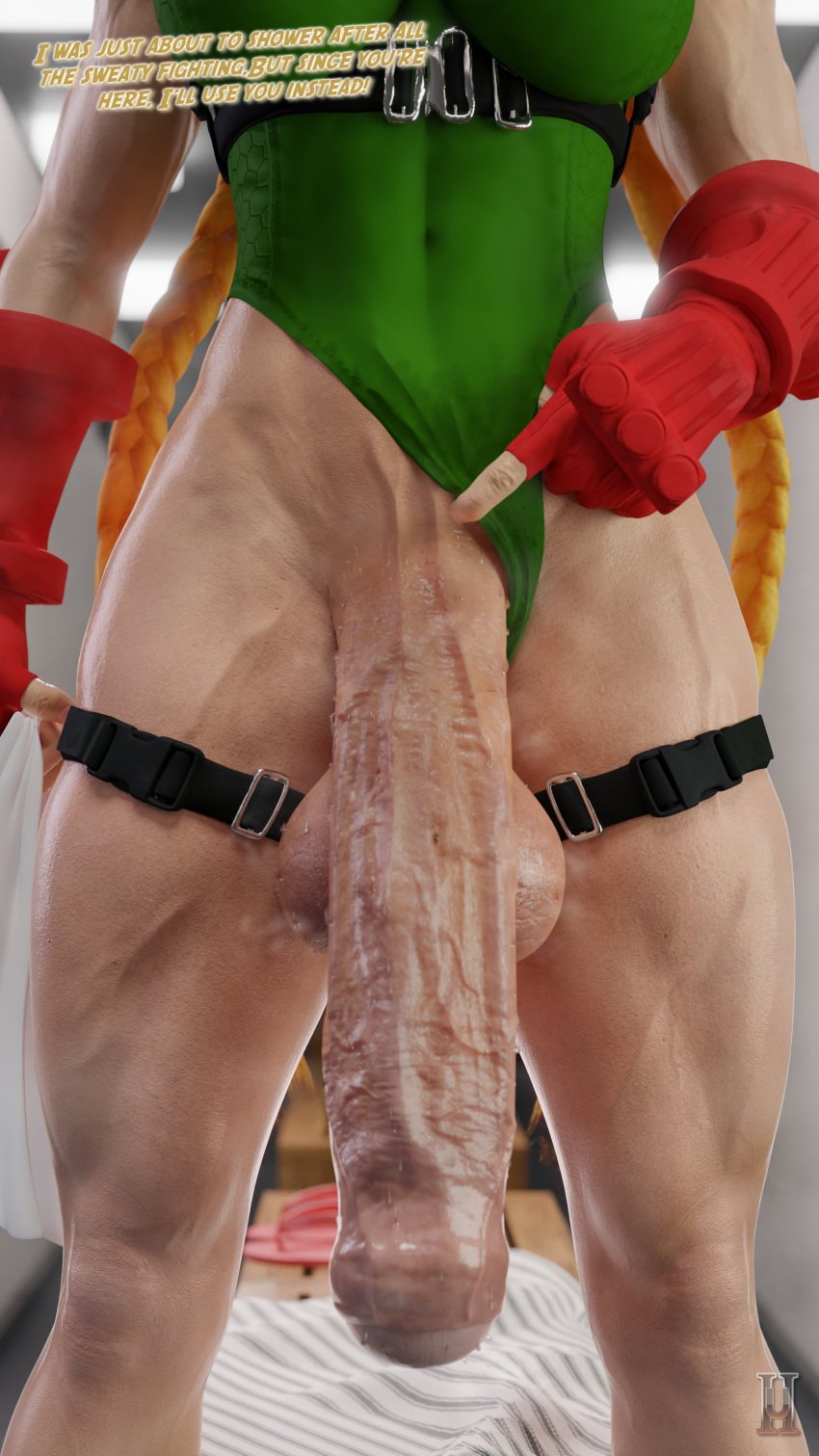 1futa 3d 4k absurdres blender cammy_white erection focus_on_penis foreskin futa_only futanari highres hyper_penis muscles muscular muscular_futanari musk musky_balls musky_cock penis pov solo street_fighter text uncut unnero1 veiny_penis