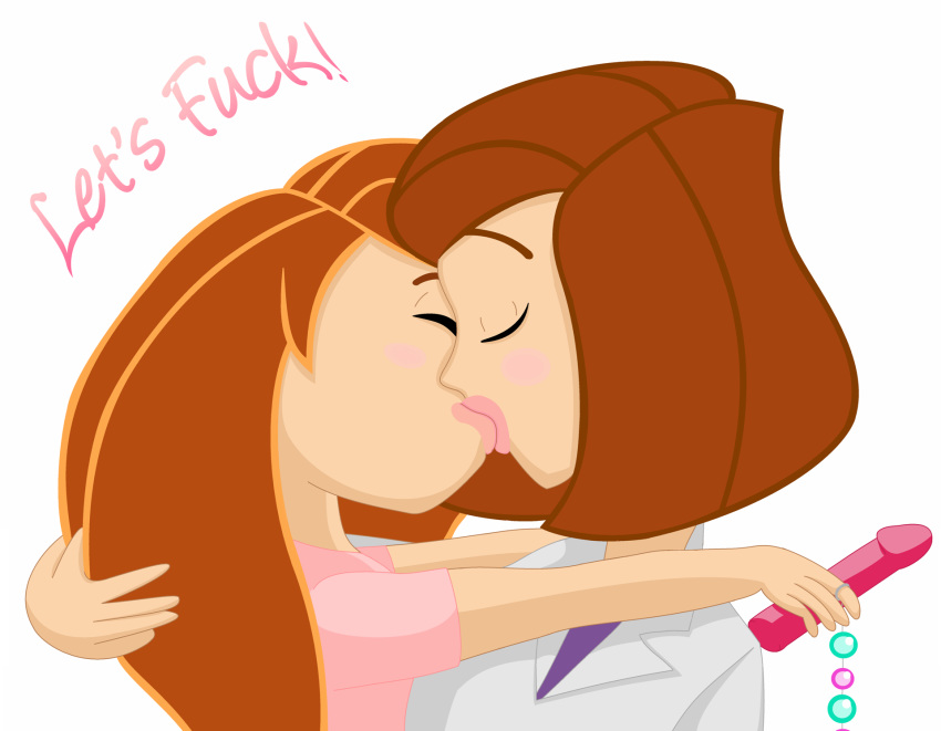 ann_possible daughter disney disney_channel duo female female_only human incest kim_possible kimberly_ann_possible kissing making_out mother mother_and_child mother_and_daughter multiple_females multiple_girls parent parent_and_child parent_and_daughter randomrandom straight_hair yuri