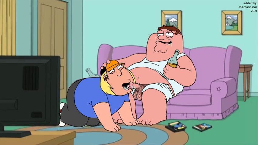 2boys age_difference alcohol all_fours balls balls_out barefoot baseball_cap blonde_hair blowjob brown_hair cheating_husband chris_griffin cleft_chin cum cum_in_mouth drink drinking_cum drooling drunk dvd_case family_guy fat_man father father_and_son father_dom_son_sub father_penetrating_son fellatio foreskin gay gay_blowjob gay_incest gay_sex glans glasses hairy_balls half-closed_eyes incest liquor_bottle looking_at_partner male male_only manly mouth_full_of_cum older_dom_younger_sub older_man_and_younger_boy older_penetrating_younger on_all_fours on_couch oral oral_sex orgasm_from_oral partially_colored partially_retracted_foreskin penis penis_in_mouth peter_griffin screencap_background shirt_up small_penis son son_blowing_dad sucked_off teen_boy teenager television themasbator tongue_out ugly_bastard uncut underwear_down underwear_only watching_porn