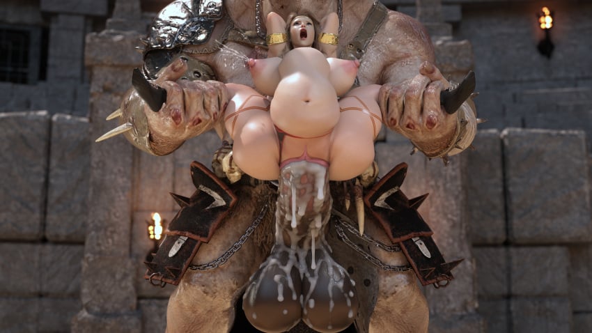 1boy 1girls 3d amazon_(dragon's_crown) arena belly belly_bulge belly_inflation big_ass big_belly big_breasts blonde_hair cum cum_drip cum_in_pussy cum_inside cumflated_belly cumflation domination dragon's_crown female femsub huge_ass huge_breasts huge_cock icedev impossible_fit inflation lactation large_breasts larger_male male minotaur monster muscular_female organ_rearrangement pectoral_bulge penis_belly_bulge rape reverse_suspended_congress size_difference smaller_female stomach_bulge stomach_deformation stretched_pussy tattoo thick_penis tight_fit vaginal_penetration vanillaware