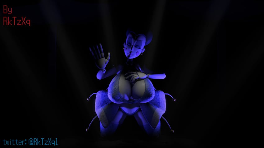 3d 3d_(artwork) 3d_model alone ballora ballora_(fnafsl) ballora_(spiderjunior10) breasts five_nights_at_freddy's five_nights_at_freddy's:_sister_location fnaf horny only_female posing rktzxq robot robot_girl scottgames sister_location source_filmmaker spiderjunior10