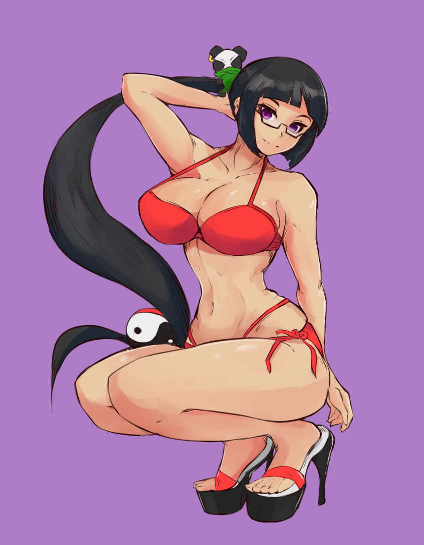 1girls artist_request bikini blazblue litchi_faye_ling solo source_request tagme