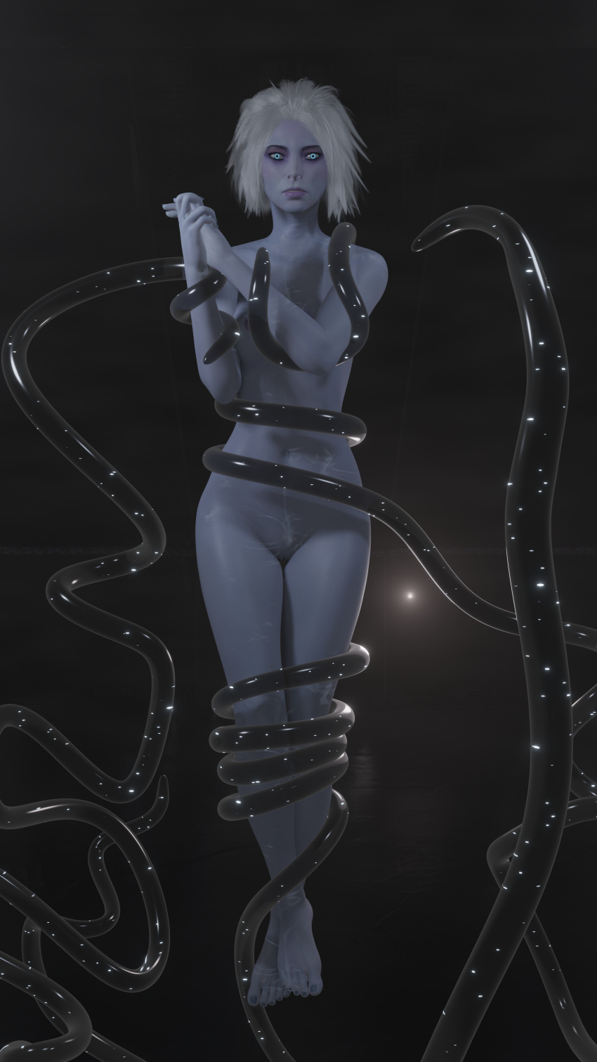 1girls 1other 3d artist_request awoken blender blue_body blue_eyes blue_skin bound bound_by_tentacles bungie destiny_(game) destiny_2 female imminent_rape imminent_sex mara_sov nude nude_female pussy source_request tagme tagme_(artist) taken_(destiny) tentacle tentacles white_hair