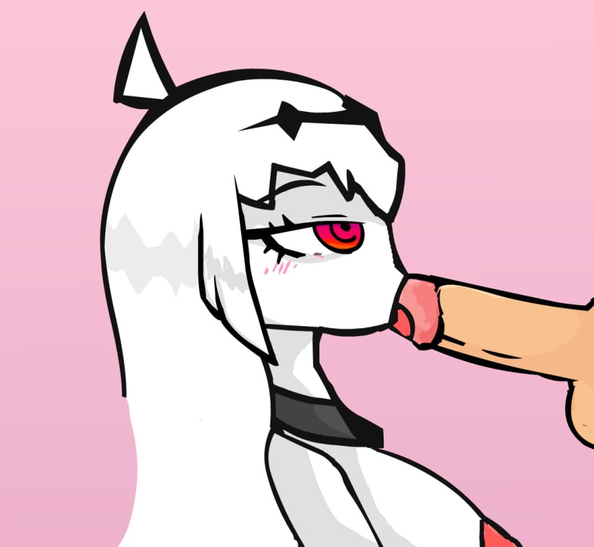 1girls areolae artist_request blowjob choker fellatio female fnf fnf_entity fnf_mod fnf_mods friday_night_funkin friday_night_funkin:_entity friday_night_funkin_mod inner_hair looking_up newgrounds nikusa_(sugarratio) oral oral_sex penis pink_inner_hair red_eyes tip_sucking white-skinned_female white_hair white_hair_female white_skin