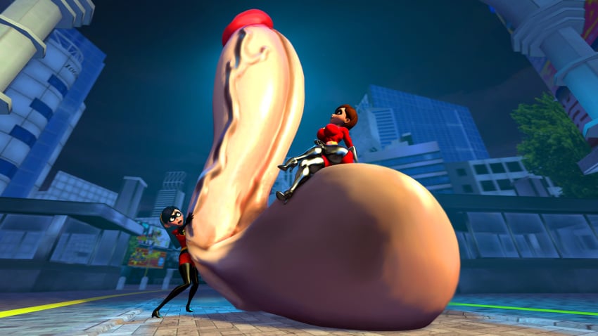 1futa 1girl1futa 1girls 3d age_difference ass ball_sitting black_hair brown_hair child crossed_legs daughter disney elastigirl female futa_on_female futa_with_female futanari helen_parr huge_ass huge_breasts huge_cock hyper hyper_balls hyper_penis incest large_ass light-skinned_female light-skinned_futanari mother mother_and_daughter older_female parent parent_and_child penis pixar shiny_balls shiny_skin shocking_(artist) sitting_on_balls smooth_skin source_filmmaker superheroine surprised testicles the_incredibles thick_thighs veiny_penis violet_parr younger_futanari