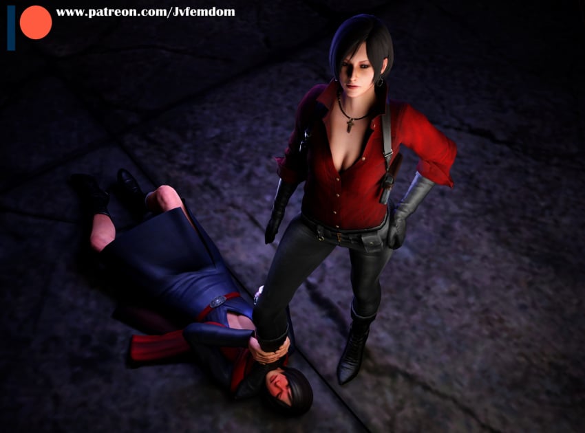 2girls 3d 3d_(artwork) ada_wong ada_wong_(ty_brenneman) asphyxiation black_hair boots brown_eyes carla_radames catfight clothed defeated dominant_female domination dominatrix female female_domination femdom fight gloves hand_on_hip helpless high_heels humiliation jvfemdom leather leather_boots leather_gloves looking_at_viewer multiple_girls pain resident_evil resident_evil_6 short_hair stepped_on stepping_on_female stomping strangling struggling trample trampling victory victory_pose video_games