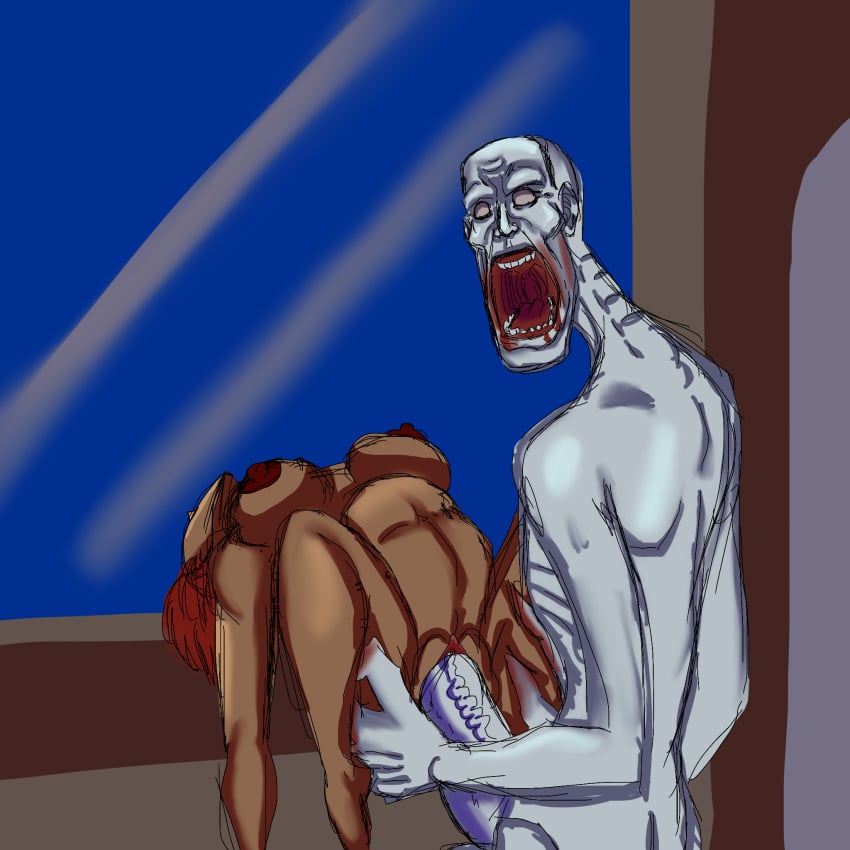 1girls boobs breasts male nightmare_fuel oc penis scary scp-096 scp_containment_breach scp_foundation