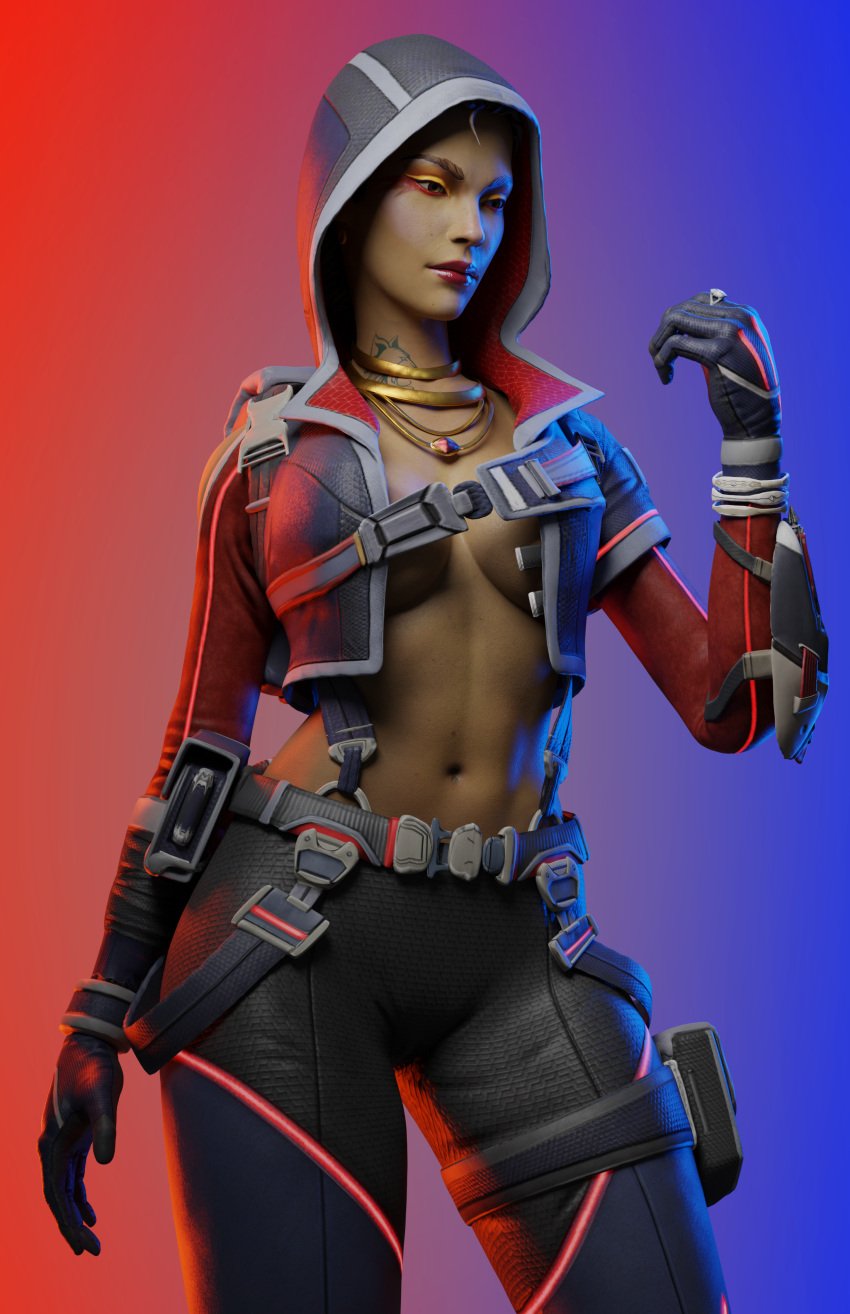 3d apex_legends female female_only francis_brown loba_(apex_legends) petty_theft_loba sideboob tagme