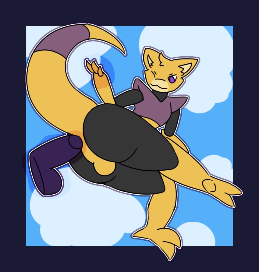 abra anal anal_sex anal_tugging animated anthro balls dildo fan_character floating flying flying_sex genitals hi_res loop male nintendo otterjunk penetration perineum pokémon_(species) pokemon psychic sex sex_toy smile smirk solo spork_(otterjunk) twitching video_games