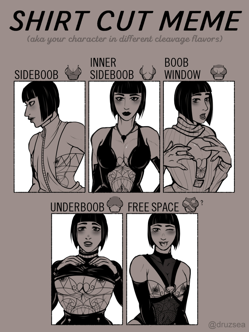 androgynous breasts bruno_buccellati cleavage crossdressing crossdressing_male dejabru femboy gay girly girly_boy jojo's_bizarre_adventure man_boobs vantajaq vento_aureo yaoi