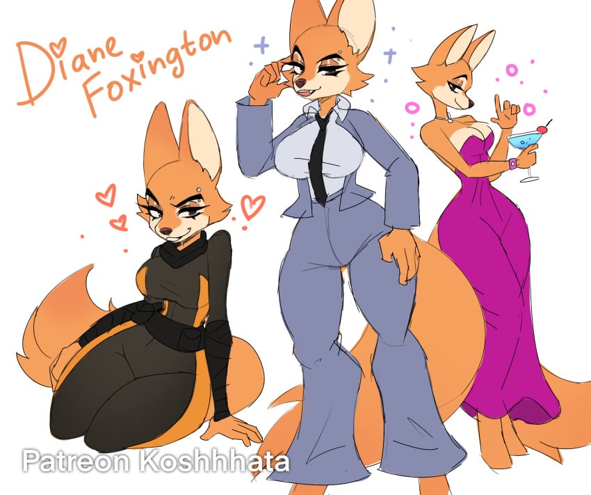 badguys diane_foxington dreamworks dreamworks_animation dress foxgirl furry furry_female ginger office_clothing office_lady tail the_bad_guys universal_pictures universal_studios