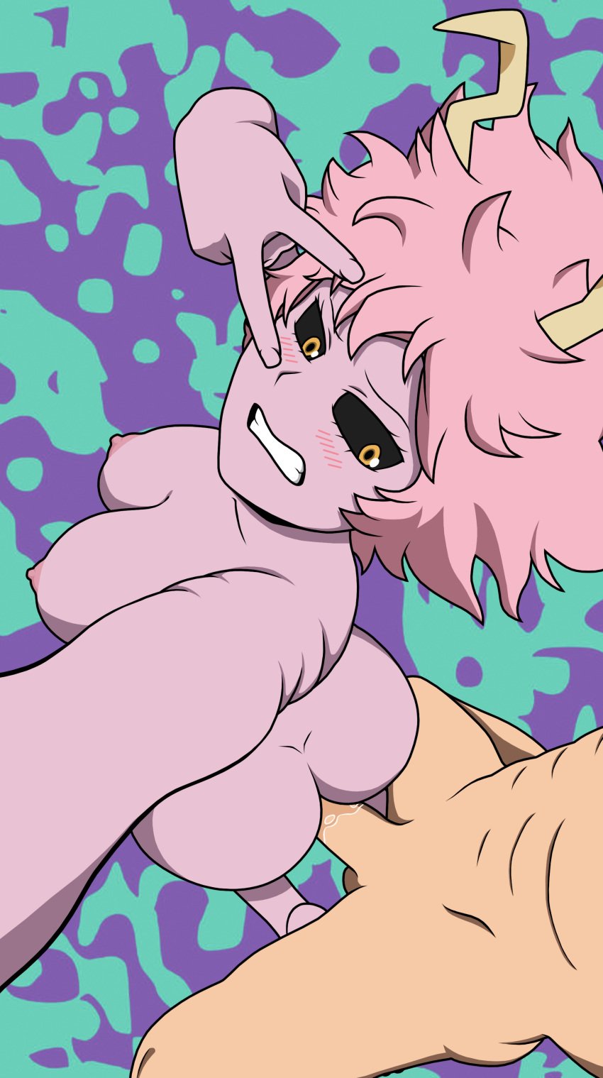 1boy 1boy1girl 1girl1boy 1girls alternate_version_available black_eyes blush blush blush_lines blushing_female female mina_ashido my_hero_academia naked naked_female naked_male nude nude_female nude_male peace_sign penetration pink_hair pink_skin saucemon7 self_upload selfie sex unknown_character unknown_male unseen_character unseen_male unseen_male_face