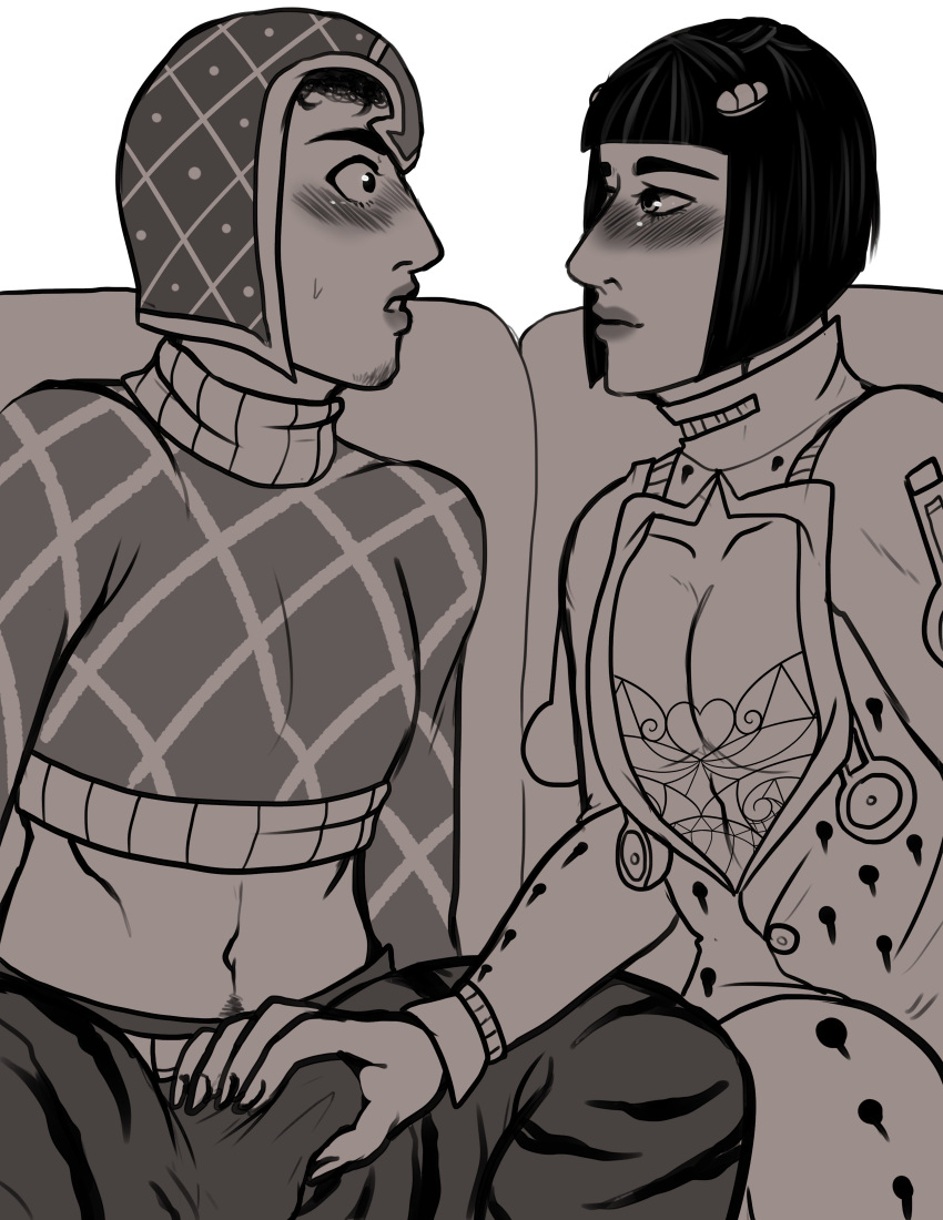 bruno_buccellati dejabru grabbing groping guido_mista jojo's_bizarre_adventure male/male vento_aureo yaoi