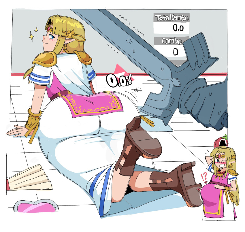 1girls 2d 2d_(artwork) after_sex ass ass_in_dress big_ass bottom_heavy bubble_ass bubble_butt clothed dr-worm dress feet_up female fully_clothed gameplay_mechanics hair hair_accessory high_heels huge_ass huge_belly imminent_sex laying_down lewdlemage link link_(breath_of_the_wild) looking_back lying_down mage pregnant princess_zelda suggestive super_smash_bros. tagme the_legend_of_zelda thick_thighs wide_hips zelda_(a_link_between_worlds)