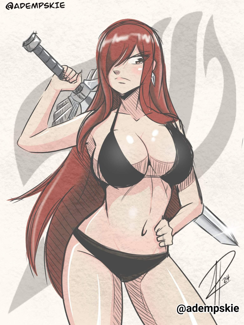 Erza Scarlet (Fairy Tail) Rule 34 Image