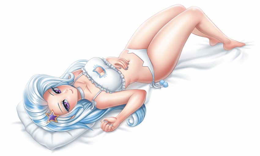 1girls animated areolae barefoot bed blue_hair blush bra breasts cat_keyhole_bra cat_keyhole_lingerie cat_lingerie cleavage cleavage_cutout disappearing_clothes female friendship_is_magic hasbro human humanized light_blue_hair long_hair lying lying_down magic my_little_pony naked nipples not_furry nude panties pinup pose pussy racoonkun seductive sheets slideshow suddenly_naked trixie_(mlp) underwear wide_hips