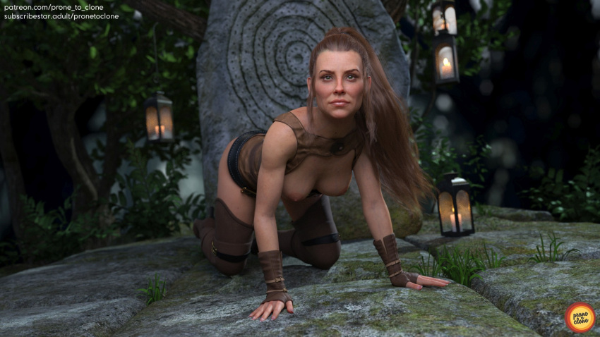 1girls 3d areolae busty elf elf_ears evangeline_lilly fantasy female female_focus female_only hourglass_figure long_hair lord_of_the_rings nipples pointy_ears pronetoclone solo solo_female tagme tauriel the_hobbit wide_hips