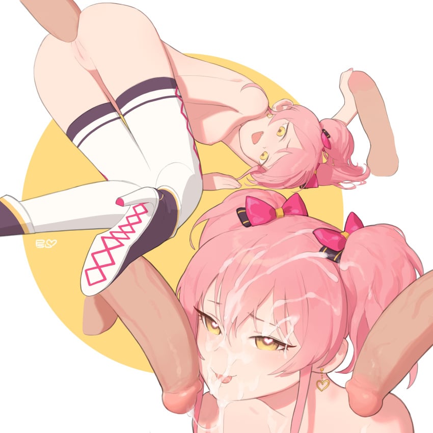 anal ass cum gangbang handjob heels idolmaster jougasaki_mika naked open_mouth penis pumpkinspicelatte pussy sex the_idolm@ster the_idolm@ster_cinderella_girls thighhighs tongue_out uncensored