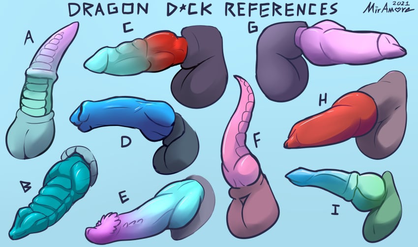 ambiguous_form animal_genitalia animal_penis balls big_penis blue_penis dated digital_media_(artwork) dragon english_text equine_penis erection fur furred_dragon genitals green_penis group hi_res hybrid_genitalia hybrid_penis knot knotted_equine_penis letter letters male male_only miramore multicolored_penis penis penis_tentacles pink_penis red_penis reference_image scaled_penis scales signature simple_background tentacle text