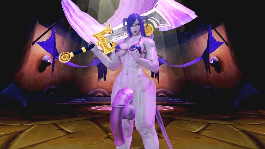 1futa 3d abs animal_genitalia animal_genitalia_on_humanoid artist_request ashbringer balls big_balls big_penis bottomless bra draenei flaccid futa_only futanari hips horsecock horsecock_on_humanoid huge_balls huge_cock humanoid legs looking_at_viewer massive_balls monster_cock muscular muscular_arms muscular_futanari muscular_legs muscular_thighs nude penis pose posing small_breasts solo source_request standing thighs warcraft weapon_over_shoulder wide_hips world_of_warcraft wow