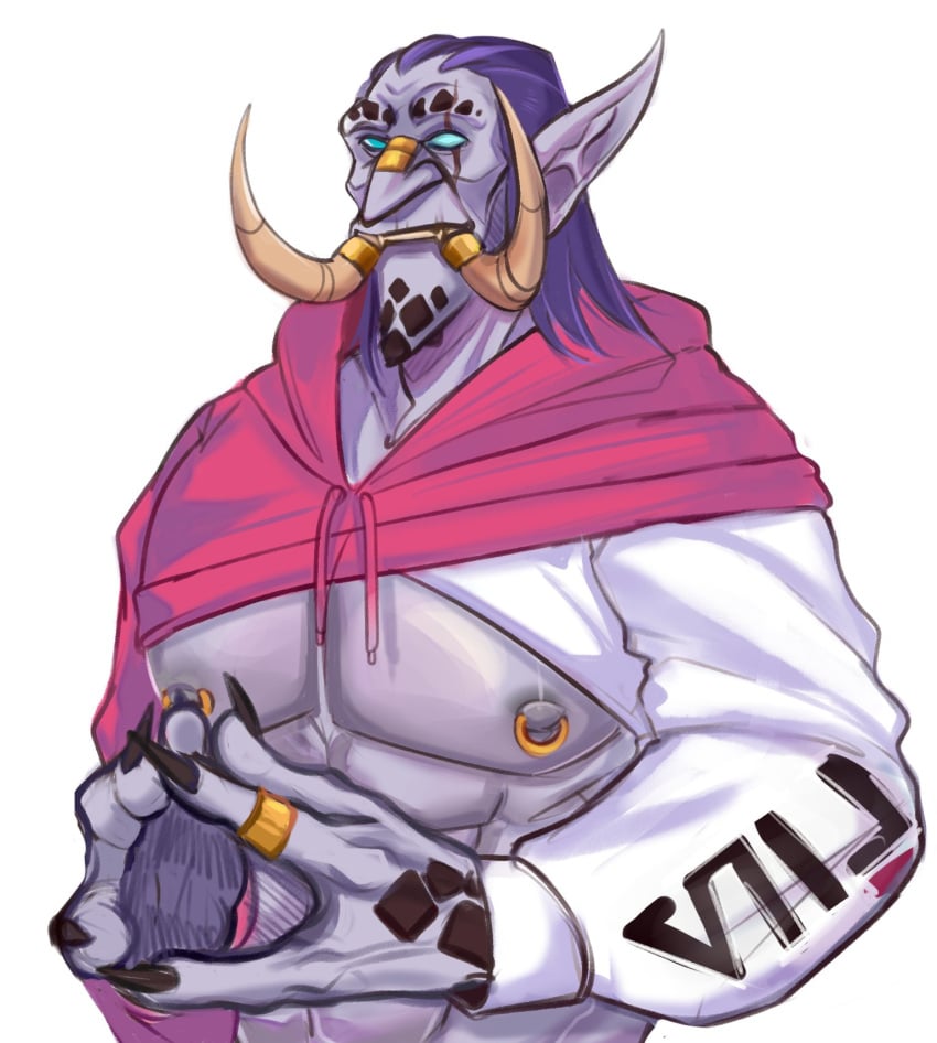 hoodie king_rastakhan male shirt_cut_meme troll_(warcraft) world_of_warcraft zandalari_troll