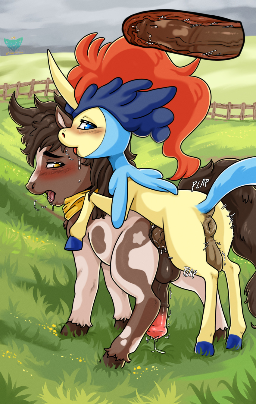 absurd_res anal anal_sex animal_genitalia animal_penis duo equid equine equine_penis feral gay genitals hi_res horse horsecock internal jojo_the_horse keldeo male male/male male_keldeo mammal mythical_pokemon nintendo penetration penis pokémon_(species) pokemon pokemon_(species) precum precum_drip prince-vulpine video_games