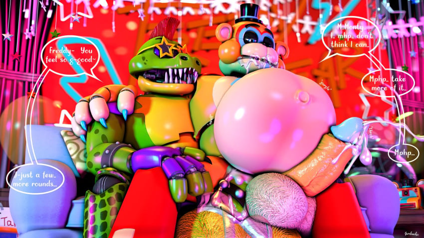 2023 2boys 3d alligator alligatorid alternate_version_available anal anal_sex animatronic anthro anthro_on_anthro anthrofied artist_name artist_signature balls ballsack bara bear big_balls big_belly big_bulge big_cock big_penis big_testicles bodypaint boner bow_tie bowtie bracelets bulge claws cock cock_ring crocodile crocodilian crocodylid cum cum_bubble cum_drip cum_dripping cum_dripping_from_penis cum_explosion cum_in_ass cum_in_mouth cum_inside cum_on_penis cum_string cum_trail cum_vomit cumflation cumming_from_anal_sex cumming_inside cumming_together cumshot cumshot_in_anus cumshot_in_mouth digital_media_(artwork) duo duo_focus ejaculation ejaculation_while_penetrated english_dialogue english_text erect_penis erect_while_penetrated erection excessive_cum facepaint fangs fangs_out finger_claws five_nights_at_freddy's five_nights_at_freddy's:_security_breach foreskin foreskin_folds from_behind from_behind_position fronty gay gay_domination gay_male gay_sex glamrock_freddy_(fnaf) glans glasses grey_body gumboochie hairy_balls hand_on_leg hand_on_shoulder headgear headwear huge_balls huge_cock huge_testicles humanoid_genitalia humanoid_penis hyper hyper_balls hyper_genitalia hyper_penis inflation intact large_penis legs_held_open legs_spread lifting_person long_penis looking_at_bulge looking_at_stomach machine male male/male male_only mammal mammal_humanoid mohawk_(hairstyle) montgomery_gator_(fnaf) mouth_bulge navel nude open_mouth orange_body orgasm orgasm_from_anal penetration penetration_from_behind penile penile_penetration penis penis_size_difference presenting_penis red_hair reptile reptile_humanoid retracted_foreskin riding riding_penis robot scottgames scrotum sharp_teeth shoulder_pads sitting_on_penis sitting_on_person smooth_penis spiked_bracelet spiked_cock_ring spread_legs star_glasses steel_wool_studios stomach_inflation sunglasses testicles text text_bubble thick_penis throwing_up_cum tight_fit top_hat two_tone_body uncut vein veiny_penis