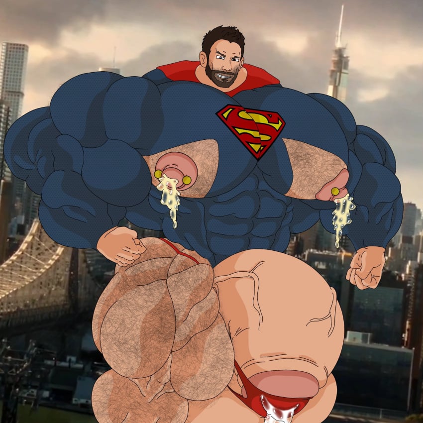 abs arms_up beard black_hair chest_hair chest_tuft cum dc_comics derek_hale facial_hair hairy_chest hairy_legs hairy_pecs hairy_thighs himbo hyper hyper_balls hyper_genitalia hyper_muscles hyper_penis hyper_testicles kindaporn lactation leg_hair male male_focus male_lactation male_only muscle muscles muscular muscular_arms muscular_ass muscular_back muscular_legs muscular_male muscular_thighs pierced_nipples piercing precum precum_drip precum_through_clothing smile smiling superman superman_(series) teen_wolf thick_thighs thigh_hair tight_clothing