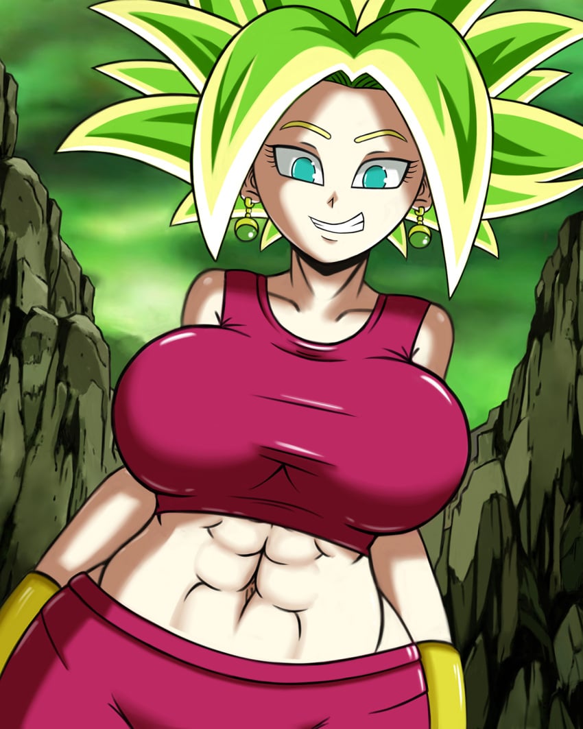 1girls :d abs alternate_version_at_source alternate_version_available areolae big_breasts breasts clothed clothed_female clothing dragon_ball dragon_ball_super earrings erect_nipples erection female female_focus female_only female_saiyan female_solo fusion gold_bracelet gold_bracelets gold_bracers gold_jewelry green_eyes green_hair hair hcitrus hourglass_figure huge_breasts kefla legendary_super_saiyan light-skinned_female light_skin looking_at_viewer looking_down looking_down_at_viewer potara_earrings potara_fusion saiyan shiny shiny_breasts shiny_hair shiny_skin smile smiling smiling_at_viewer solo solo_female spiked_hair spiky_hair super_saiyan super_saiyan_2 tagme thick_thighs thigh_gap thigh_highs thighhighs thighs tournament_of_power