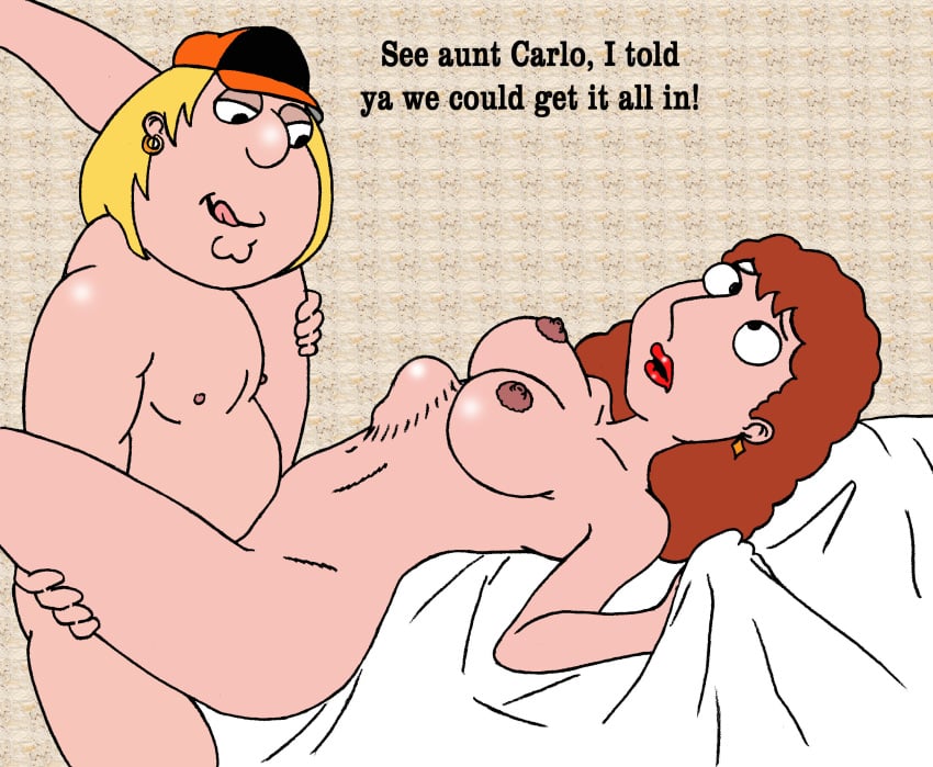 aunt_and_nephew carol_pewterschmidt chris_griffin family_guy incest large_breasts large_penis sbb