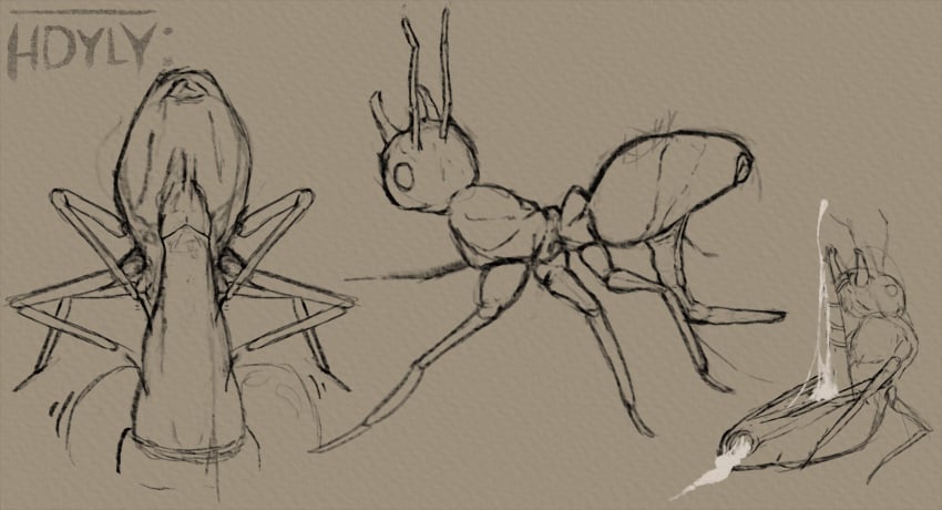 absurd_res ant antennae_(anatomy) anus arthropod arthropod_abdomen artist_logo artist_name bodily_fluids bodily_fluids_drip bodily_fluids_in_ass cum cum_in_ass cum_inside cum_on_penis cum_string cumshot ejaculation feral gaping gaping_anus genital_fluids genitals guide_lines hdyly hi_res hymenopteran insects licking logo long_tongue masturbation oral penetration penile penile_masturbation penile_penetration penis penis_in_penis penis_lick penis_on_ground sex signature sketch_page tapering_penis tongue tongue_out tonguejob urethral urethral_penetration