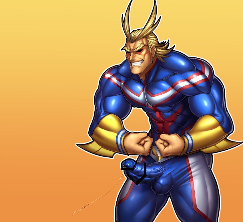 abs all_might bara biceps big_muscles big_penis blonde_hair bodybuilder energy_camdy flexing huge_cock huge_muscles human male male_focus male_only masturbation muscle muscles muscular muscular_arms muscular_back muscular_legs muscular_male muscular_thighs my_hero_academia nipples pecs solo solo_male tight_clothing toshinori_yagi veins veiny_muscles veiny_penis 種