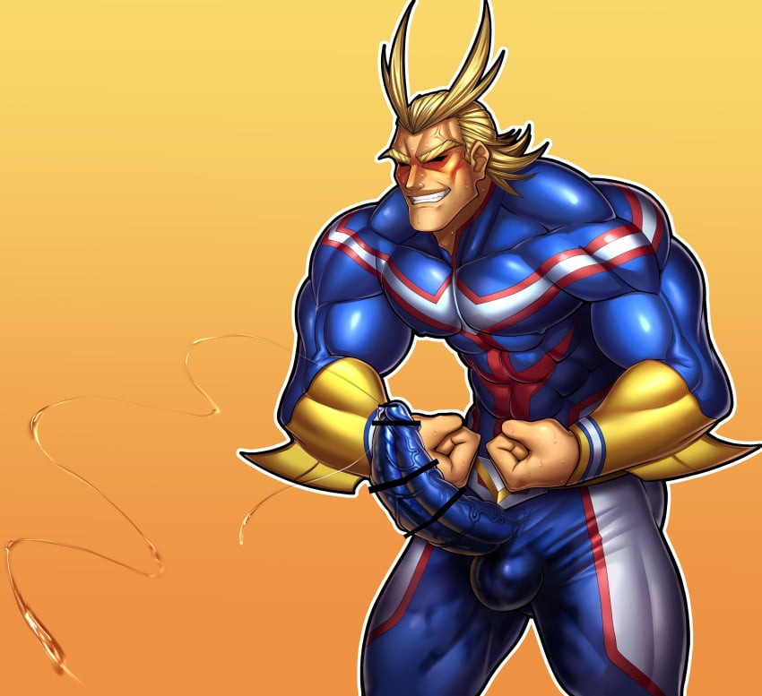 abs all_might bara biceps big_muscles big_penis blonde_hair bodybuilder energy_camdy flexing huge_cock huge_muscles human human_only male male_focus male_only masturbating masturbation muscle muscles muscular muscular_arms muscular_back muscular_legs muscular_male muscular_thighs my_hero_academia nipples pecs tight_clothing toshinori_yagi veins veiny_muscles veiny_penis 種