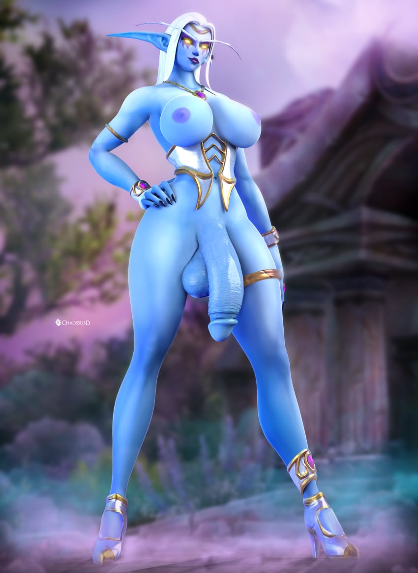 1futa 3d azshara big_penis blizzard_entertainment blue_skin chaossu3d futa_only futanari huge_cock night_elf queen_azshara self_upload solo world_of_warcraft