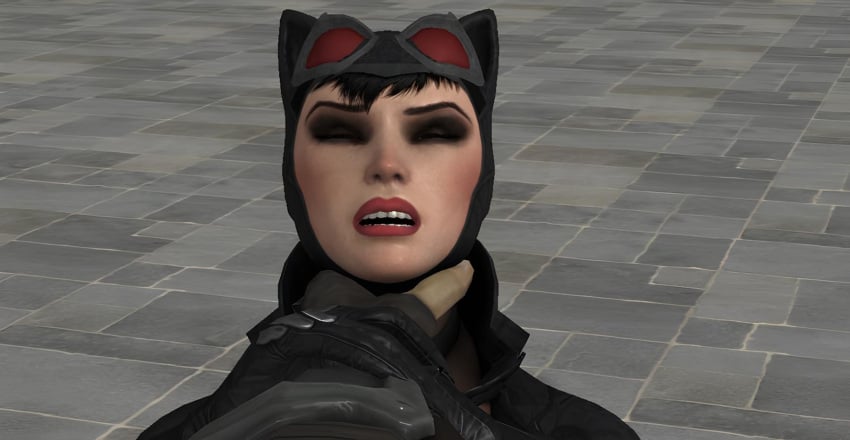 3d alstair2 batman:_arkham_city batman_(series) catwoman catwoman_(arkham) catwoman_(arkham_city) comic comic_page cuntbusting dc dc_comics low_blow pov pov_crotch selina_kyle