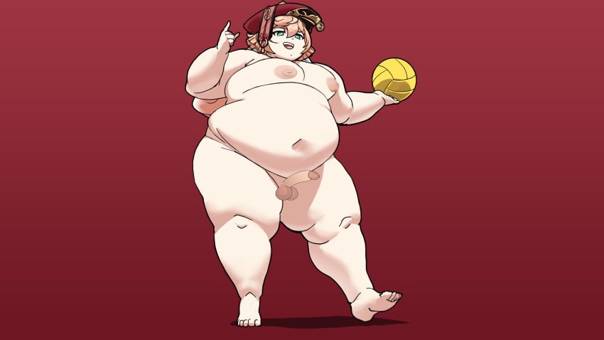 1futa areolae artist_request balls bbw belly belly_button breasts chubby chubby_female exposed_fat_belly fat fat_futa futa_only futanari genshin_impact hoyoverse human light-skinned_futanari light_skin maxfullbody mihoyo mihoyo_technology_(shanghai)_co._ltd. nipples nude nude_female nude_futanari obese obese_female overweight overweight_female penis solo source_request standing third-party_edit volleyball yanfei_(genshin_impact)