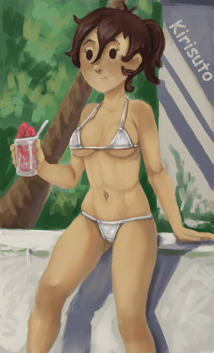 bikini dark-skinned_female darlene_(driae) driae fanart kirisuto