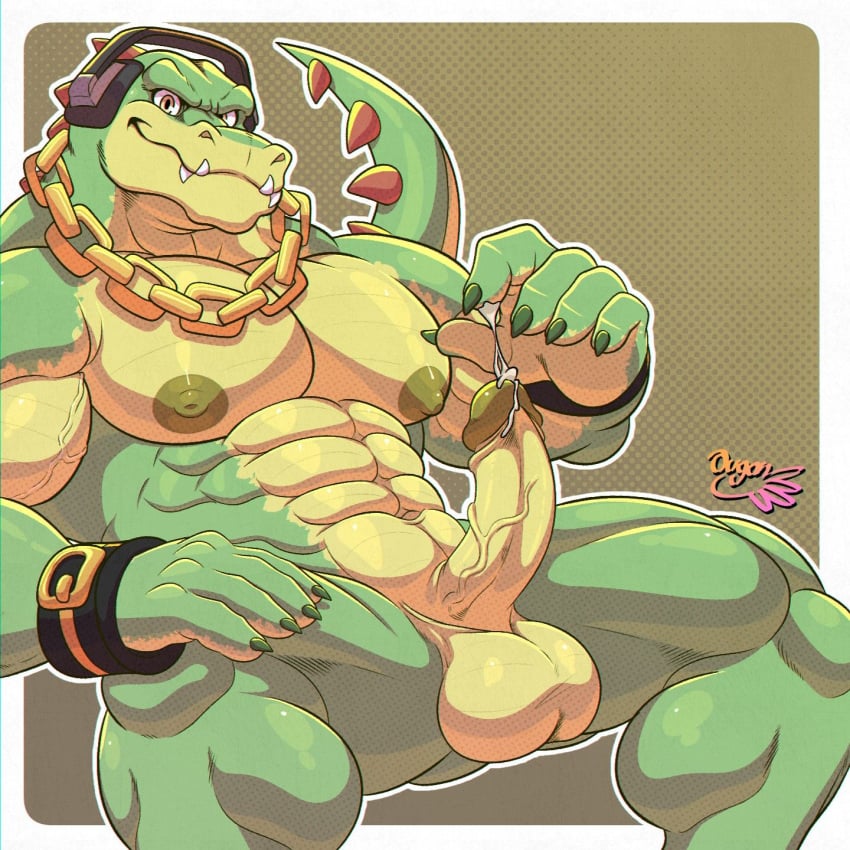 Vector The Crocodile (Sega) Rule 34 Image