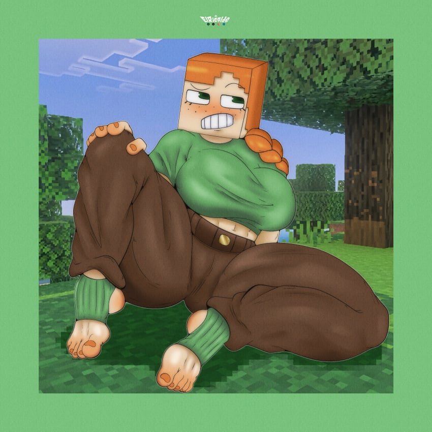 Alex (Minecraft) Rule 34 Image