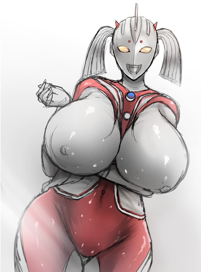 1girls 5_fingers alien alien_girl arm_under_breasts big_breasts big_nipples breasts busty female female_only front_view grey_nipples hips hourglass_figure huge_breasts humanoid hyper_breasts large_breasts looking_at_viewer mother_of_ultra nipples simple_background solo solo_female thick thick_thighs thighs top_heavy ultraman_(franchise) voluptuous white_background wide_hips yellow_eyes