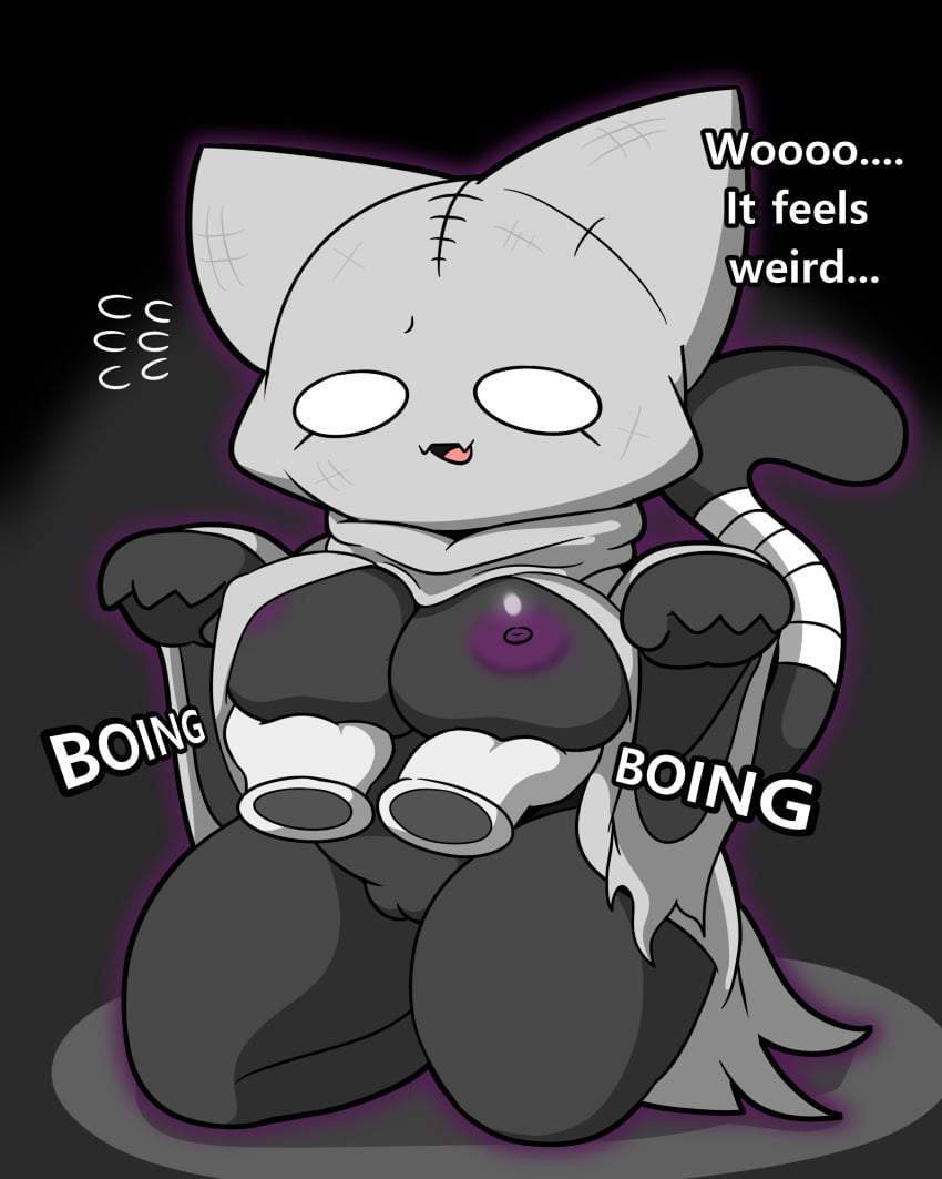 breast_grab breasts breasts domestic_cat ghost original_character tonytoran