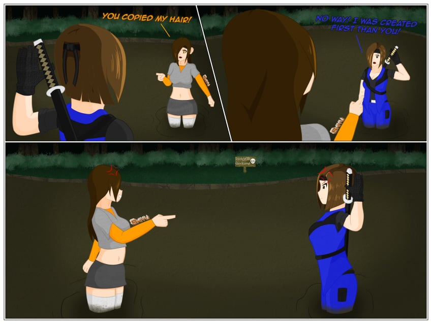 brown_hair comic female oc quicksand shiyu shiyu_(shiyu-005) zoragal_(silentzorah)