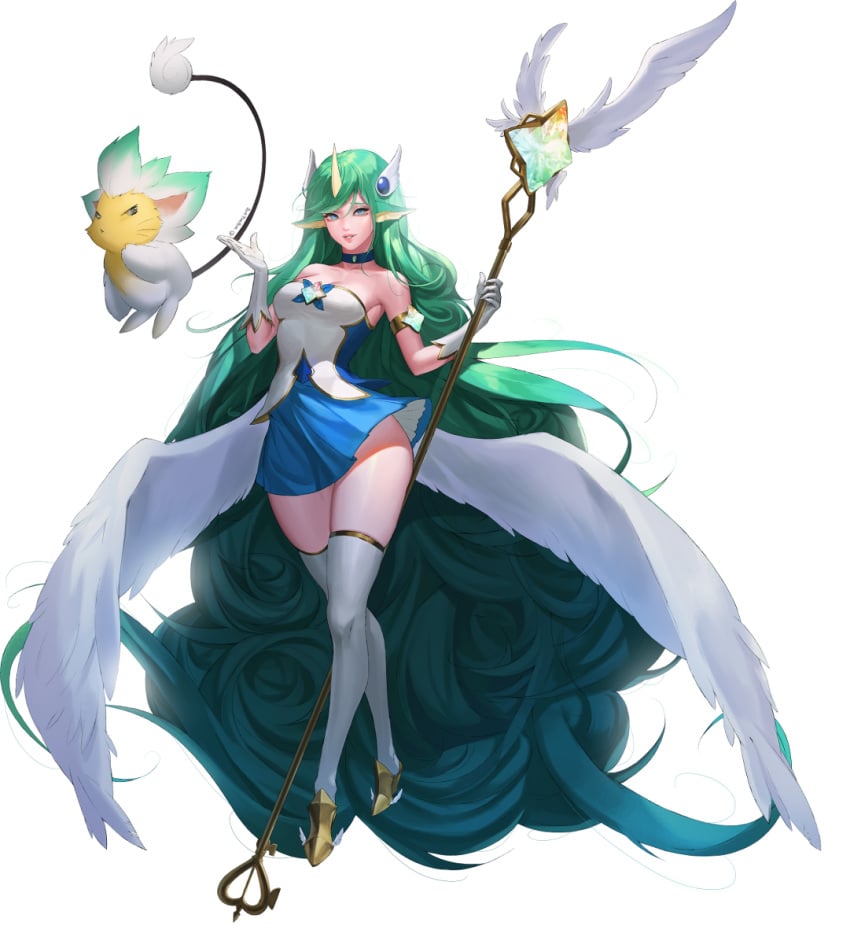 1girls female female_focus female_only gg_amang soraka