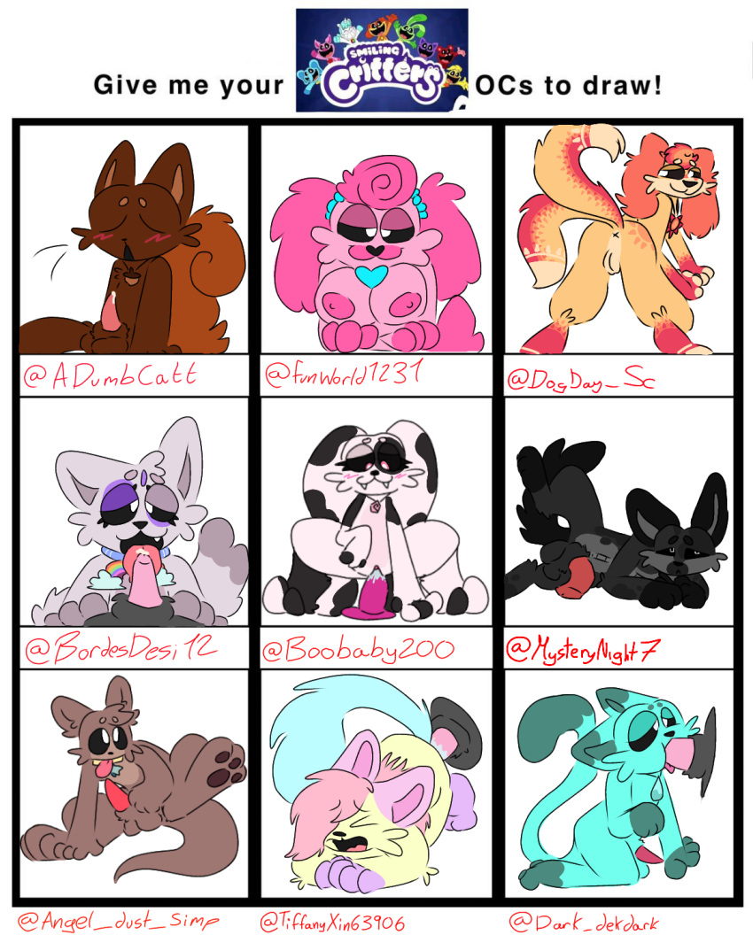 anthro anthro_on_anthro anthro_only critters_(poppy_playtime) female furry_only no_humans oc ocs poppy_playtime poppy_playtime_(chapter_3) purinpuppy pussy sex smiling_critters tagme